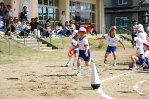 駒ヶ嶺保育所リレー